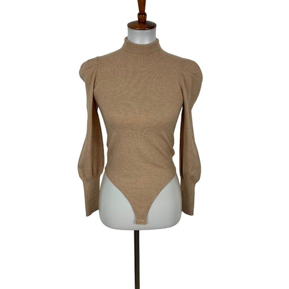 Sofia Vergara Sweaters - Sofia Jeans By Sofia Vergara Women’s Bodysuit XXS Sweater Brown Long Sleeve